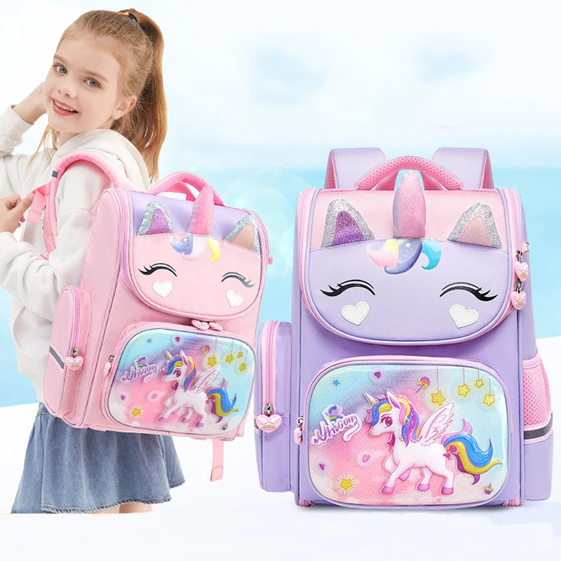 Children's School Backpack for Girls - Orthopedic