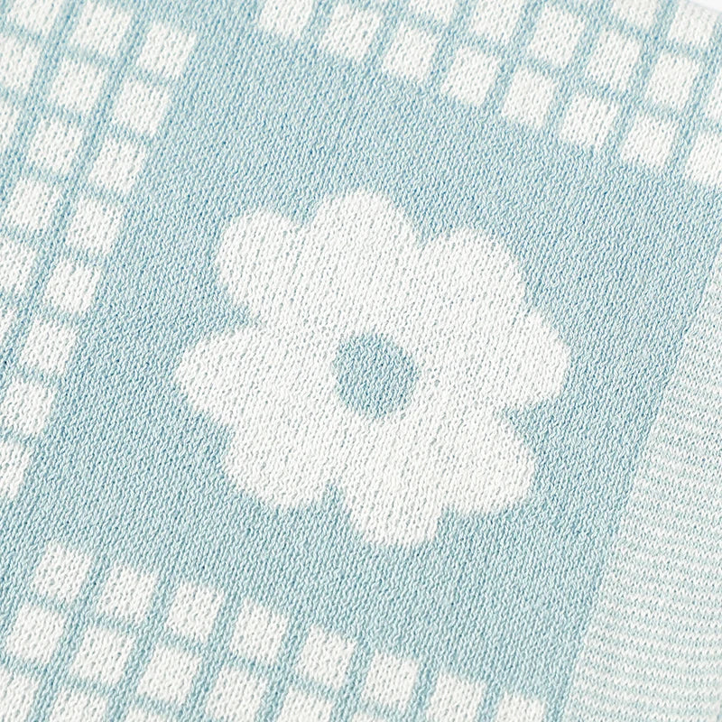 Manta para Recém Nascido Flowers -  100% Algodão