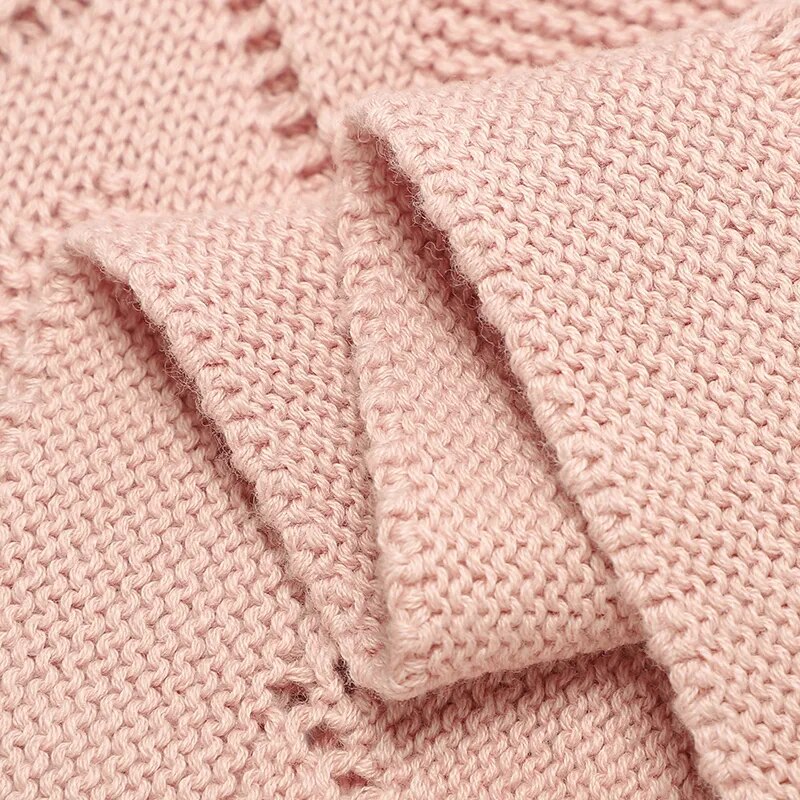 Baby Love newborn blanket - 100% cotton yarn 70X90cm