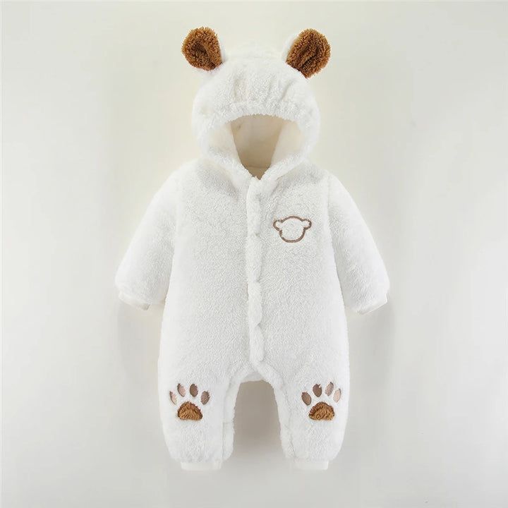 Macacão Patinhas-Plush Térmico para Bebê