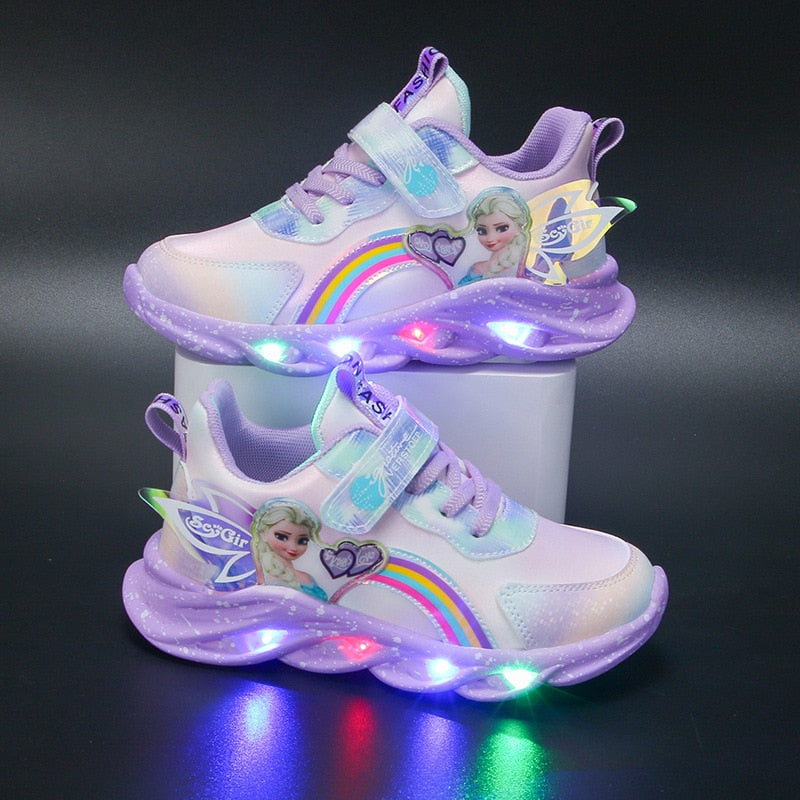 Frozen Girls' LED Sneakers 
