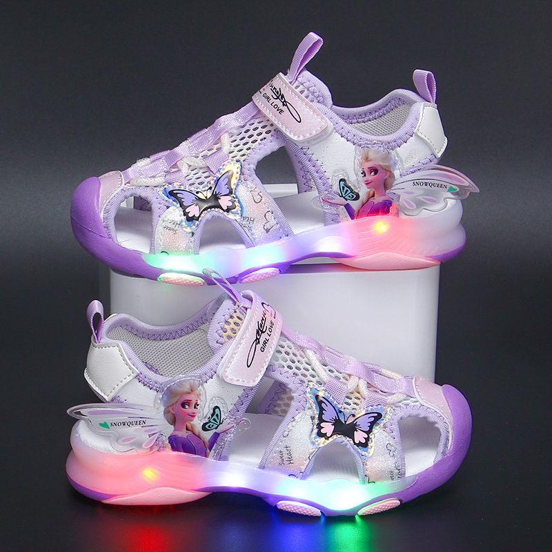 Princess Girls' Sandals with LED