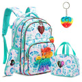 Popit School Kit for Girls - Backpack, Lunch Box, Pencil Case and Pendant