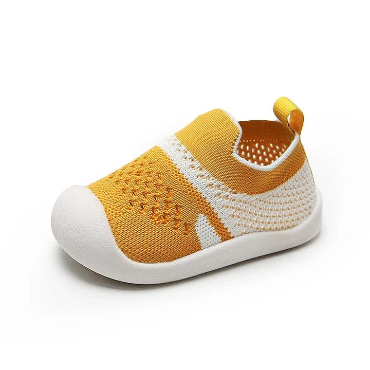 Baby Summer Sock Sneakers with Rubber Sole, Flexible and Non-Slip