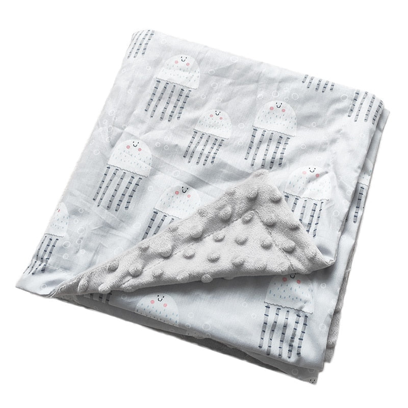 Printed Double-Sided Blanket for Babies - 1 UNIT