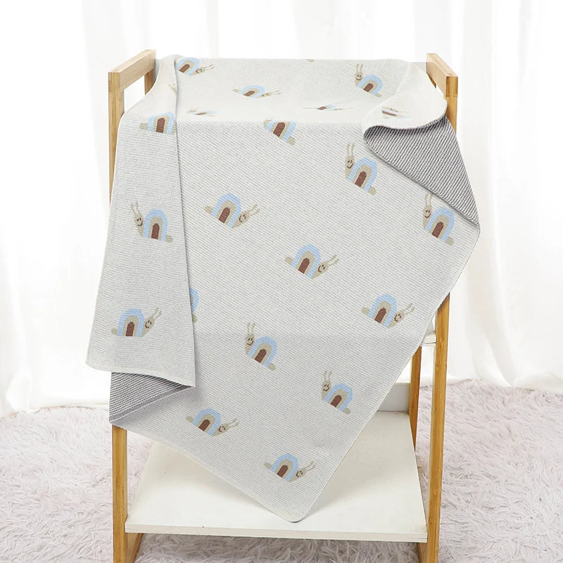 Snail Newborn Blanket - 100% cotton