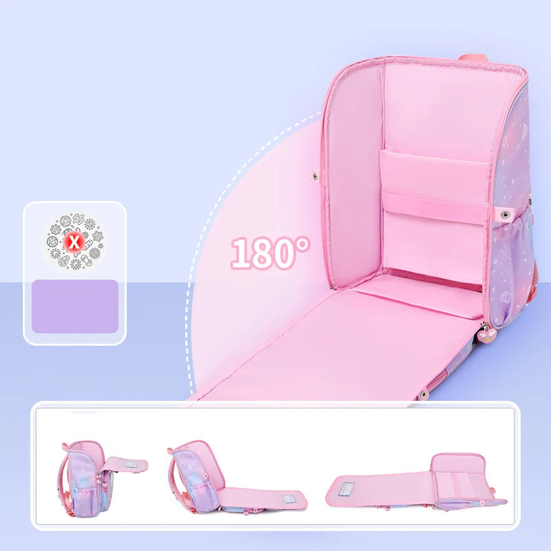 Children's School Backpack for Girls - Orthopedic