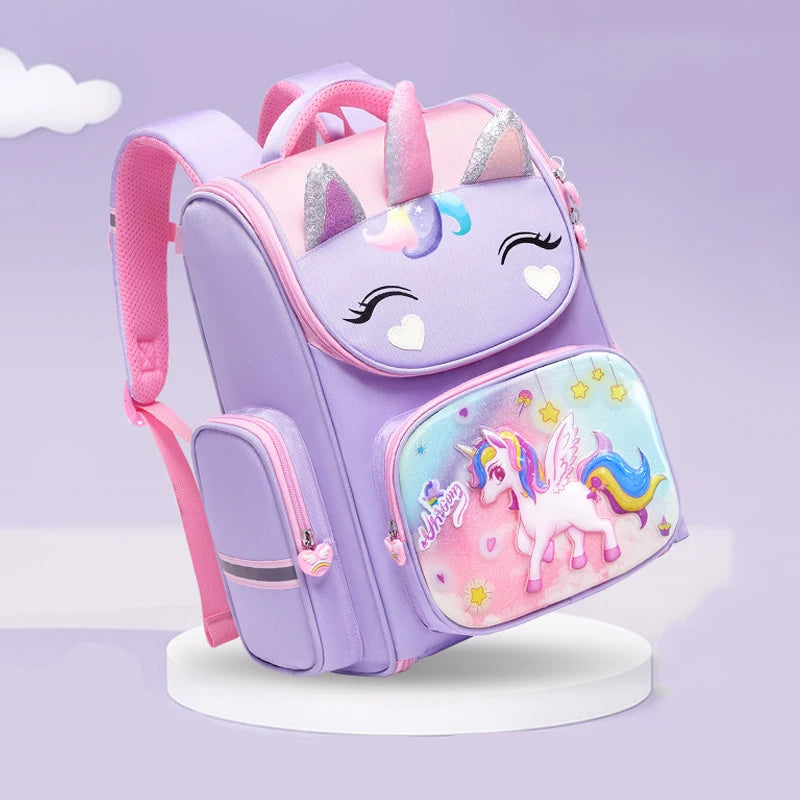 Children's School Backpack for Girls - Orthopedic
