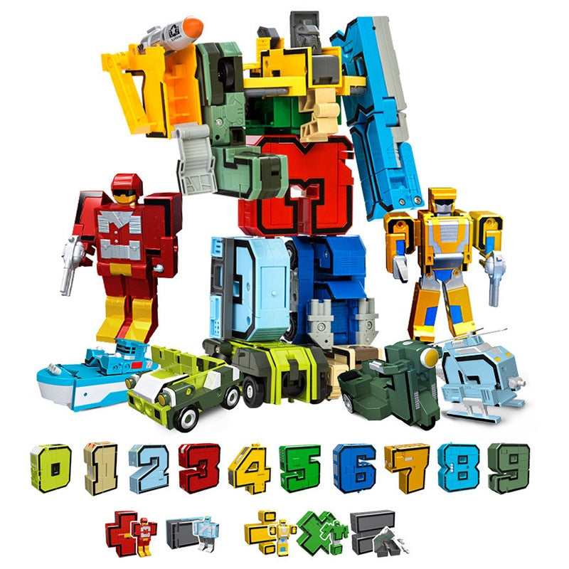 Transformers Super Robot- Numbers, vehicles and the Super Robot