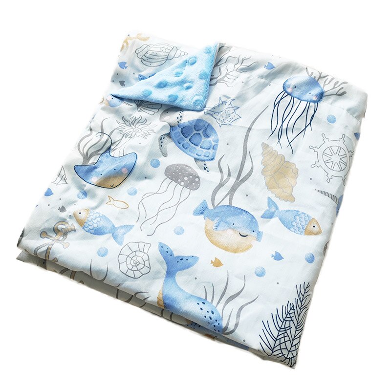 Printed Double-Sided Blanket for Babies - 1 UNIT