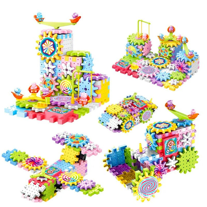 PowerPlay 3D Gear Blocks - Electric Toy