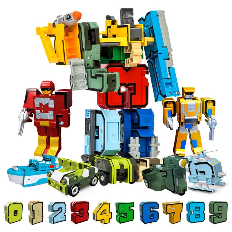 Transformers Super Robot- Numbers, vehicles and the Super Robot