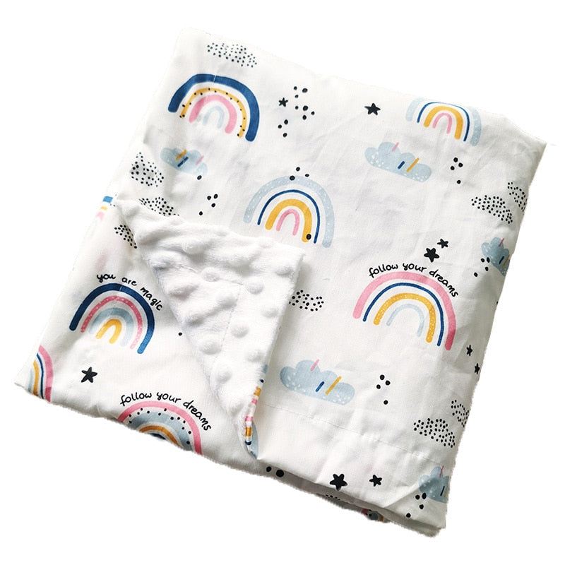 Printed Double-Sided Blanket for Babies - 1 UNIT