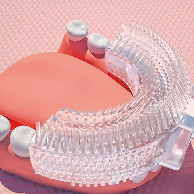 Dino Brush – Escova Infantil 360° em Formato de U (2 a 12 anos)