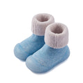 WarmNest – Meia-Sapatinho Antiderrapante para Primeiros Passinhos no Inverno