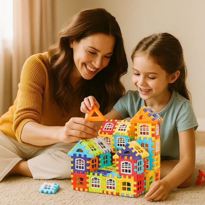 Vila Colorê™ - Conjunto de blocos de construção para crianças