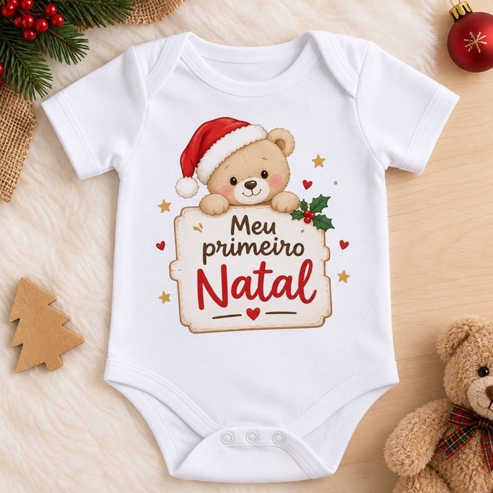Body baby personalizado Feliz Natal