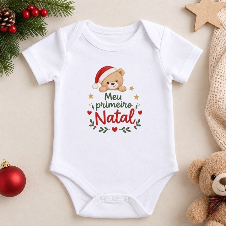 Body baby personalizado Feliz Natal
