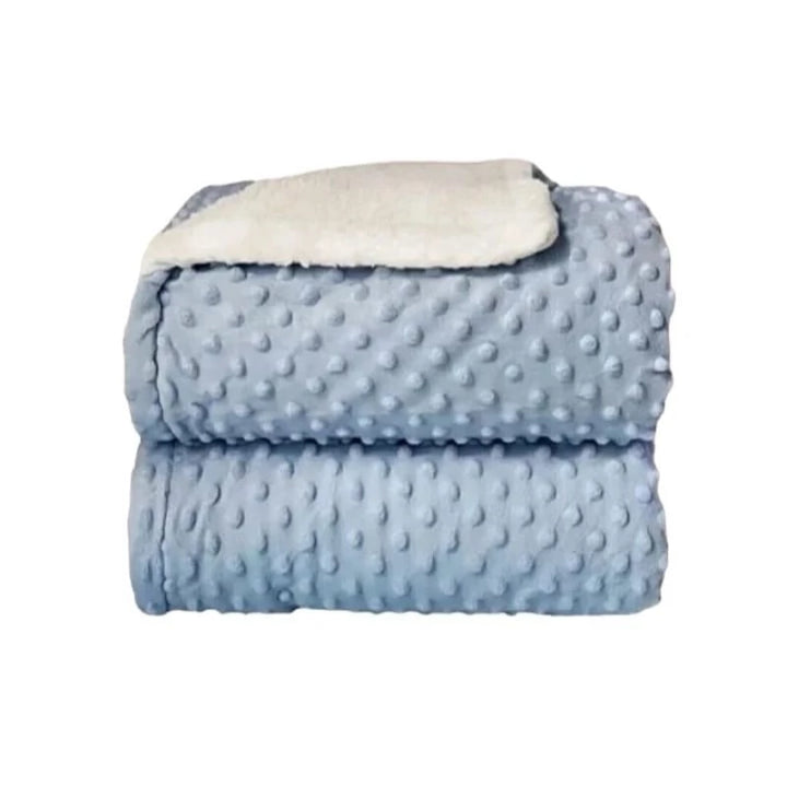 Cobertor Luxo Dupla Face para Bebê | Manta Sherpa Macia e Quentinha 100x75cm