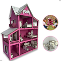 Lar das Bonequinhas| Casinha em MDF para Montar