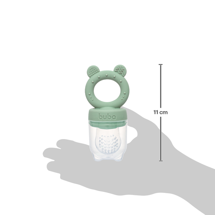 Chupeta Porta Frutinha com Mordedor Silicone Buba