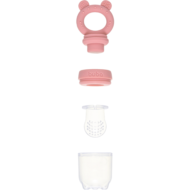 Chupeta Porta Frutinha com Mordedor Silicone Buba
