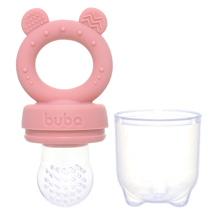 Chupeta Porta Frutinha com Mordedor Silicone Buba