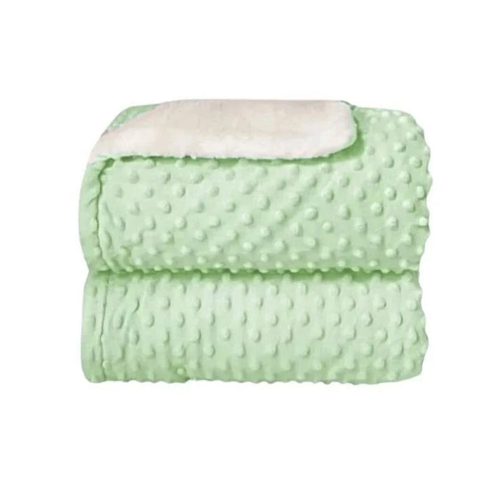 Cobertor Luxo Dupla Face para Bebê | Manta Sherpa Macia e Quentinha 100x75cm