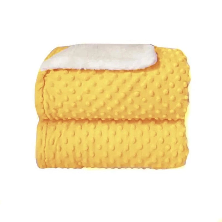 Cobertor Luxo Dupla Face para Bebê | Manta Sherpa Macia e Quentinha 100x75cm