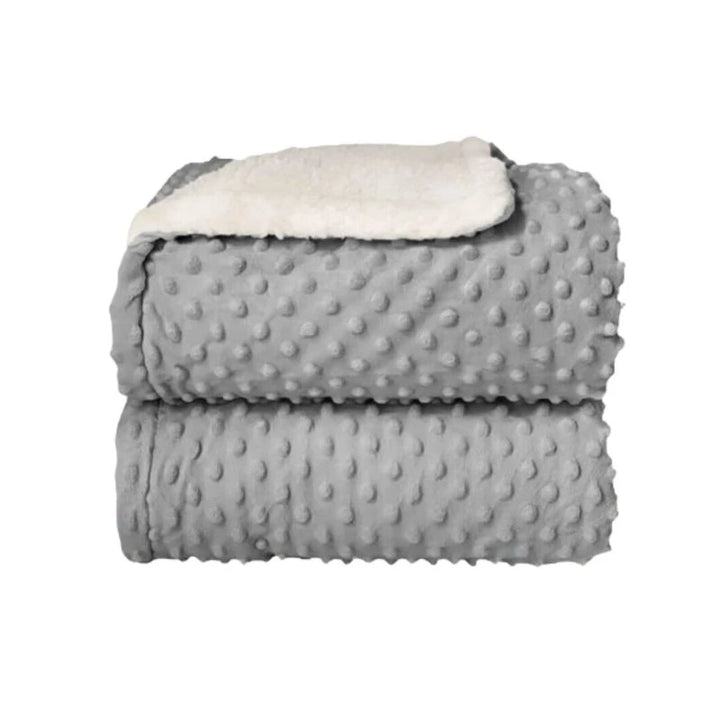 Cobertor Luxo Dupla Face para Bebê | Manta Sherpa Macia e Quentinha 100x75cm