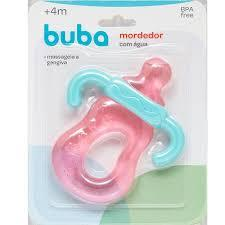 Mordedor de Água buba Mordedor Massageador Dente bebe infantil mordedor