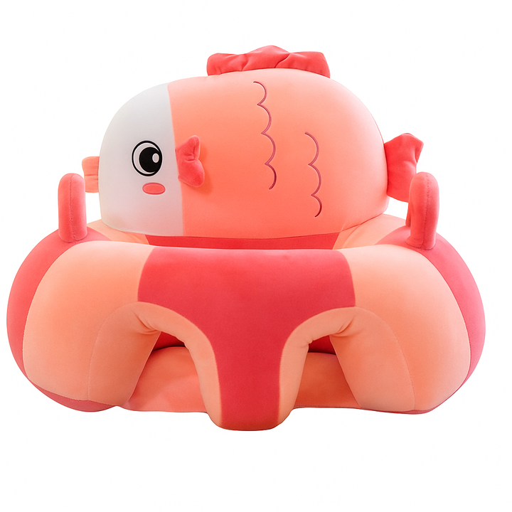 Assento de Apoio para Bebê em Pelúcia Antialérgica – Mais Conforto e Estabilidade