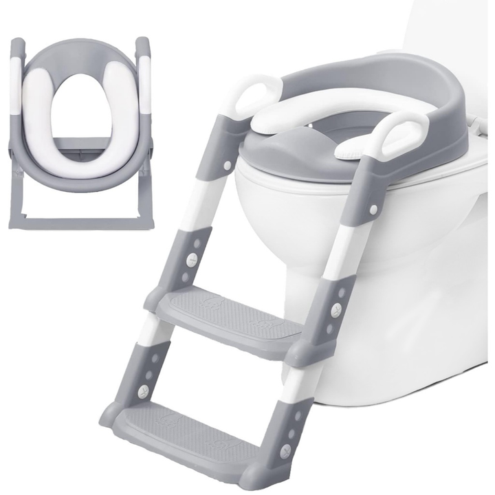Assento Redutor Infantil com Escada Ajustável