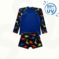 Conjunto de Praia Infantil com UV50+ Seguro e Colorido