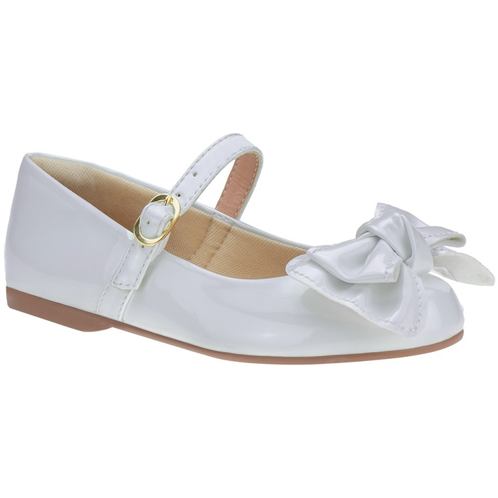 Sapatilha Infantil Feminina Vermelha Sapato Brilho Leve Boneca Salomé Menina Laço Confortável Moda Atual Festa Daminha