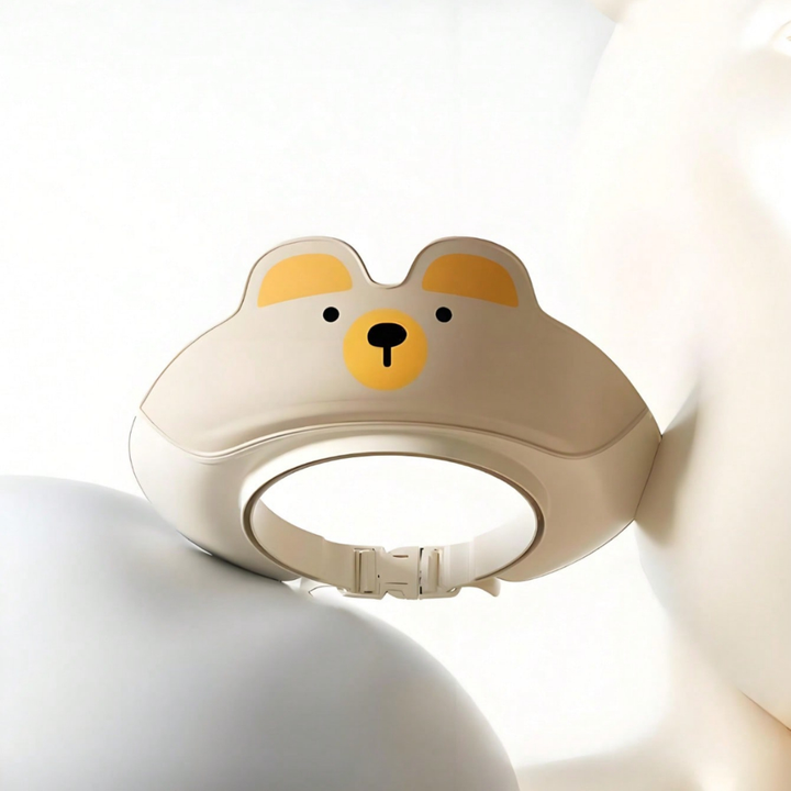 Chapéu de Banho Infantil Ursinho – Banho sem choro e com muita diversão