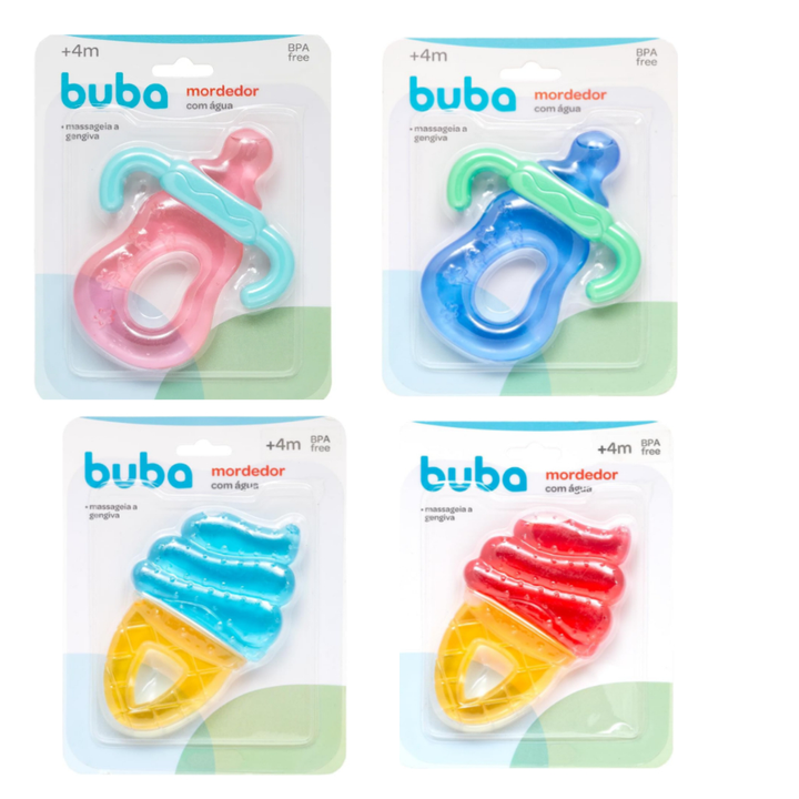 Mordedor de Água buba Mordedor Massageador Dente bebe infantil mordedor