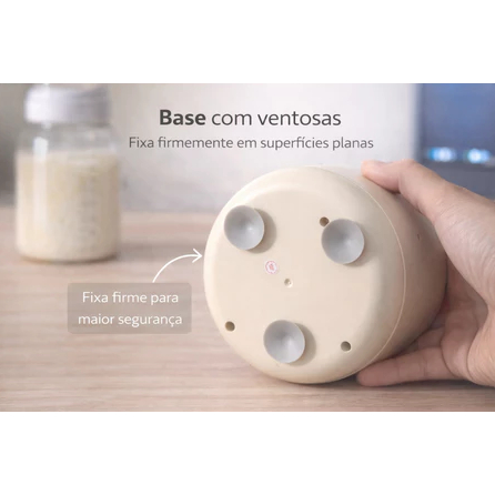 Agitador Automático de Mamadeira Elétrico Silencioso Recarregável USB