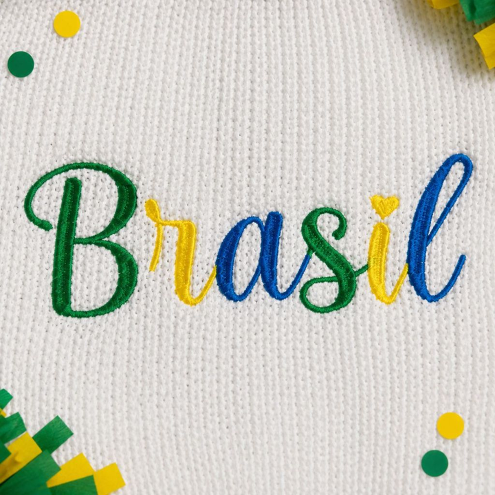 Suéter Tricô Bebê Copa Brasil Premium