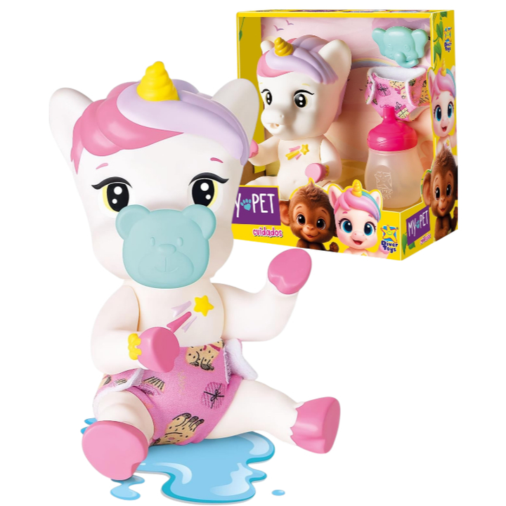 Boneca My Pet Unicórnio – Faz Xixi com Mamadeira e Acessórios