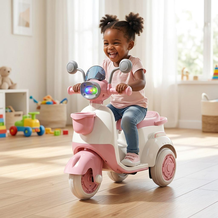 Avespa Moto Elétrica Infantil Lambreta 6V Passeio Criança