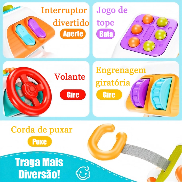 Bebê Ocupado Placa Cubo Montessori Brinquedo Sensorial Com Atividades De Aprendizagem Para O Natal