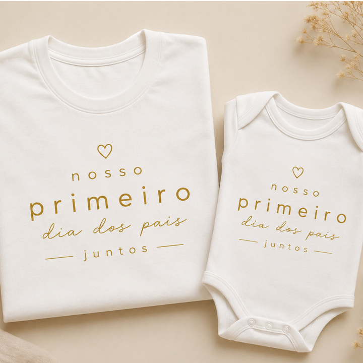 Kit Dia dos Pais Tal Pai Tal Filho (a)- 2 peças