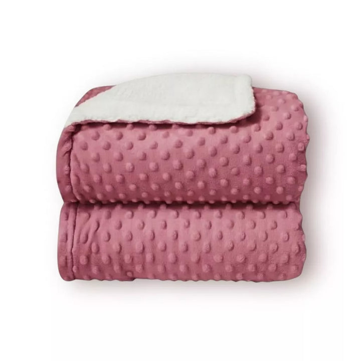 Cobertor Luxo Dupla Face para Bebê | Manta Sherpa Macia e Quentinha 100x75cm