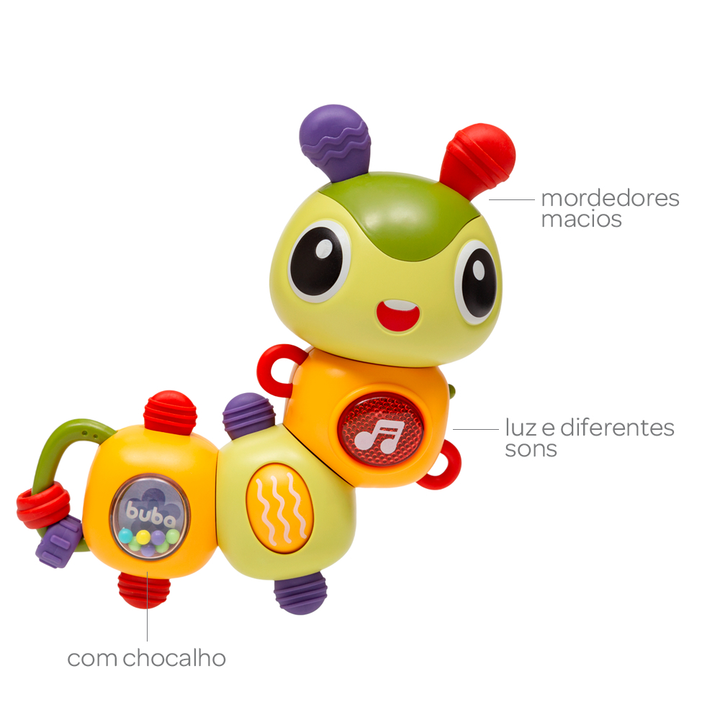 Centopeia Musical Interativa para Bebês – Luzes, Sons e Atividades Sensoriais