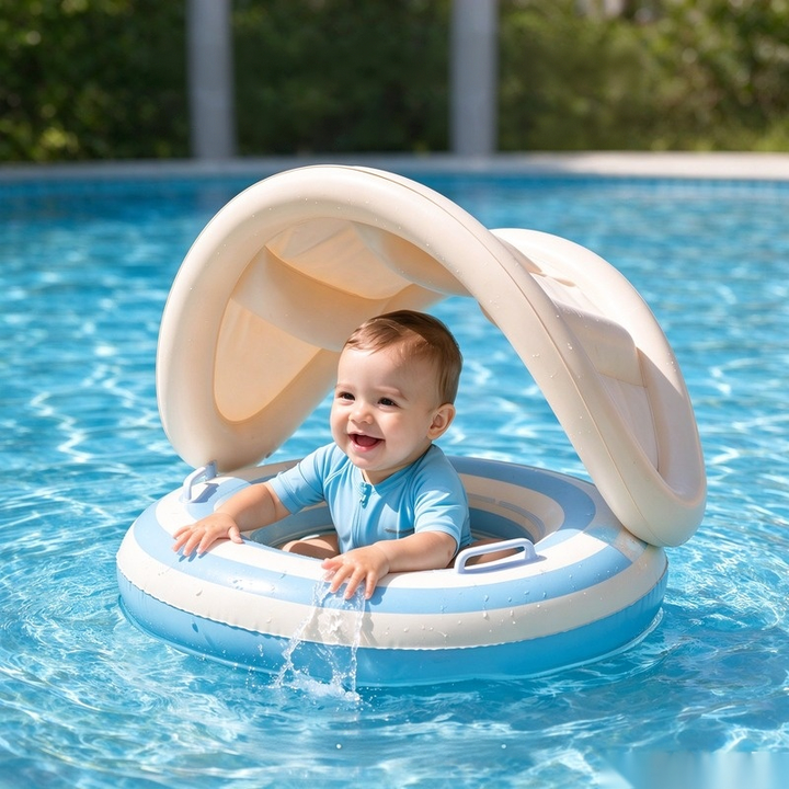 Boia Baby Splash – Assento + Toldo Removível
