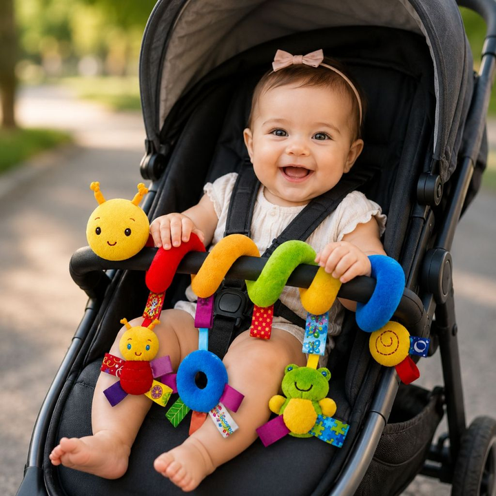 Móbile Centopeia Infantil Para Bebê Conforto Carrinho Berço Brinquedo