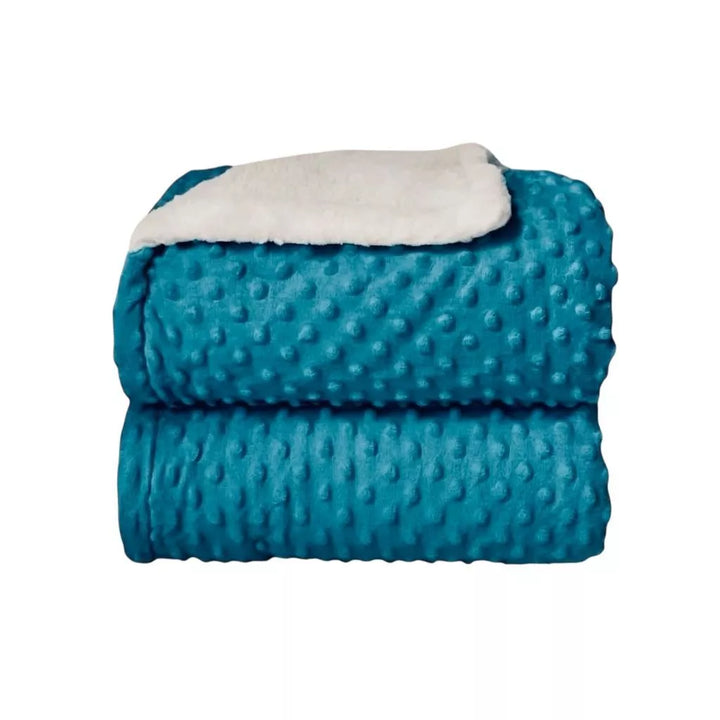 Cobertor Luxo Dupla Face para Bebê | Manta Sherpa Macia e Quentinha 100x75cm