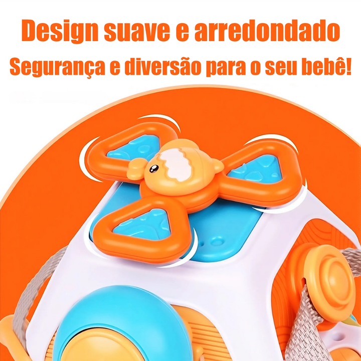 Bebê Ocupado Placa Cubo Montessori Brinquedo Sensorial Com Atividades De Aprendizagem Para O Natal