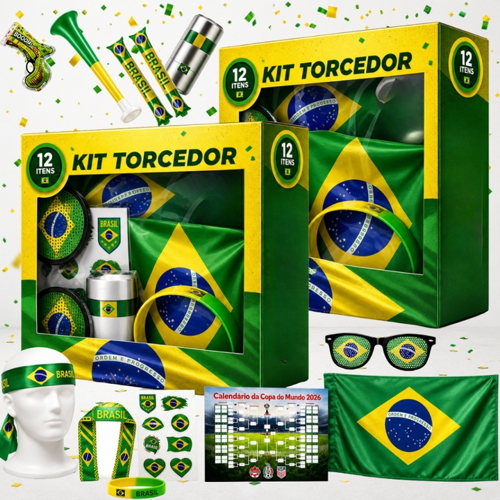 Kit Pequenos Torcedores - com 12 Itens